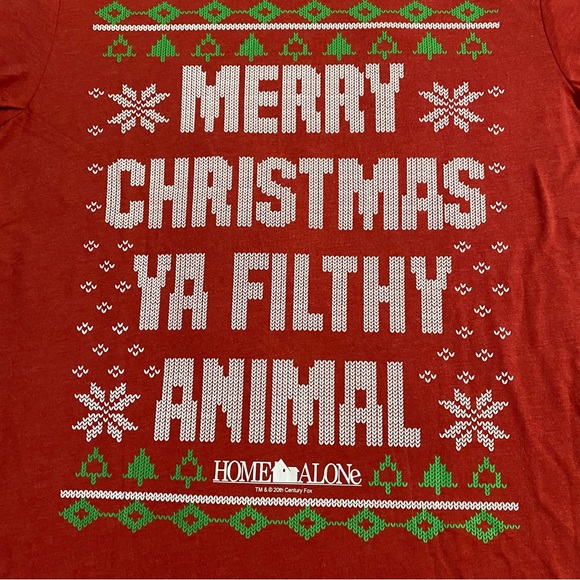 home alone movie quote christmas tshirt NWT - Picture 2 of 5